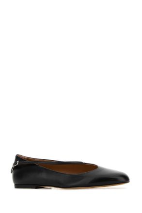 Jil Sander J16wz0020p7689 001 Black Ballerine Flat Shoes