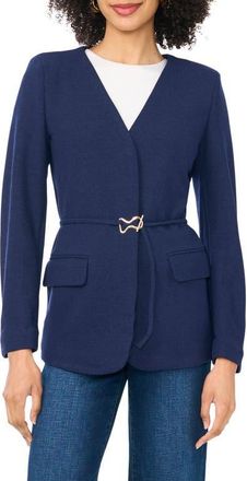 Vince Camuto Belted Jacket in Classic Navy at Nordstrom, Size X-Large