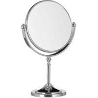 OEM Espejo De Aumento De Sobremesa, Espejo Redondo Giratorio De Doble Cara, Espejo De Maquillaje Retro Para Escritorio, Plateado - Crezuo