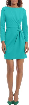 Maggy London Long Sleeve Mini Dress in Spectra Green at Nordstrom Rack, Size 4