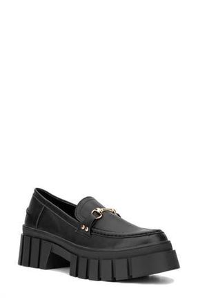 New York & Company Seraphina Platform Loafer in Black at Nordstrom Rack, Size 6.5