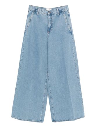 Frame Denim Jeans a gamba ampia a vita alta - Blu