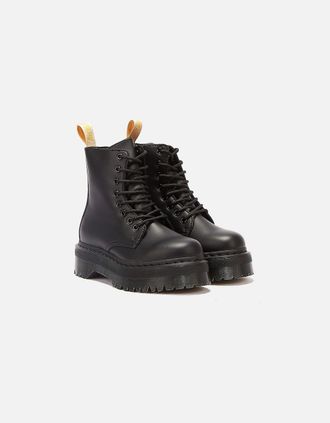 Dr. Martens Womens Dr. Martens Jadon II Vegan Womens Black Mono Boots - Size: UK 6.5 / eu 40 / us 7.5