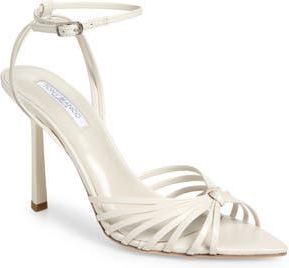 Tony Bianco Maxos Ankle Strap Pointed Toe Sandal in Bone Venice at Nordstrom Rack, Size 10