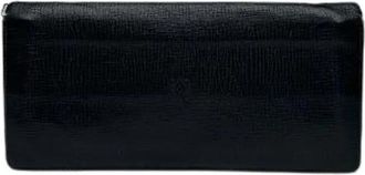 Loewe Pre-owned Leren Portemonnee - Dames - Vintage Accessoires - Zwart - ONE Size - Leer - Vintage