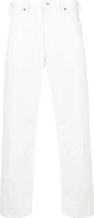 Jil Sander Straight Denim Jeans - Heren - Regular Fit Jeans - Wit - W30 - Denim - Jeans