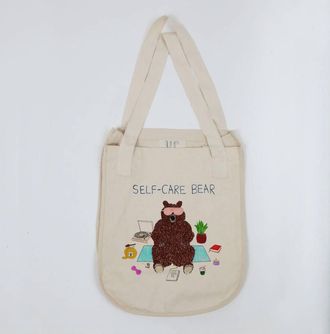 Unfortunate Portrait Up Tote Bag In Self Care