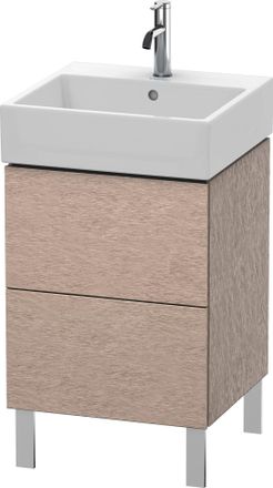Duravit Duravit L-cube Mueble De Aseo Vertical 48,4 X 45,9 Cm, 2 Extra&iacute;bles, Para Vero Air 235050, Color: Roble Cachemir Chapa De Madera Aut&eacute;ntica - Lc6774011