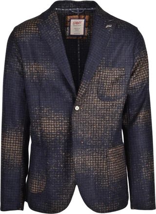 Bob Giacca Stondata - Heren - Blazers - Blauw - XL - Wol - Jassen