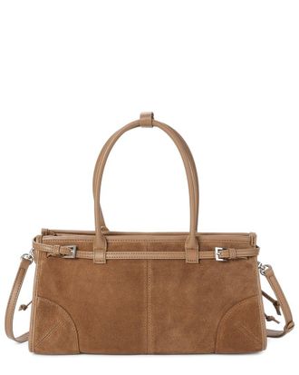 Tiffany & Fred Suede & Leather Top Handle Tote