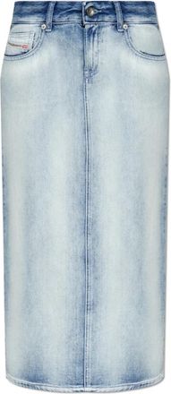 Diesel De-Skye Fsi Denim Rok - Dames - Spijkerrokken - Blauw - W24 - Denim - Rokken