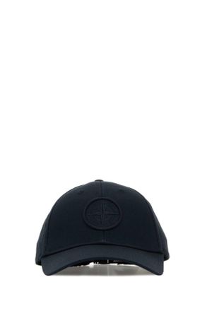 Stone Island Midnight Blue Cotton Baseball Cap