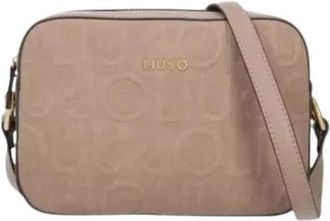Liu Jo M Camera Case - Dames - Schoudertassen - Beige - ONE Size - Leer - Tassen