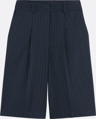 La Redoute Collections Bermuda met strepen en plooien