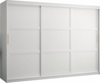 Mirjan24 Mobilier1 - Armario Ferfere 102, Blanco, 200x250x62cm, Puertas De Armario: Correderas, N&uacute;mero De Estantes: 0