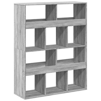 Berkfield Home Room Divider Grey Sonoma 100x33x125.5 cm Engineered Wood