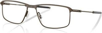 Oakley 54mm Rectangle optical glasses in Grey at Nordstrom