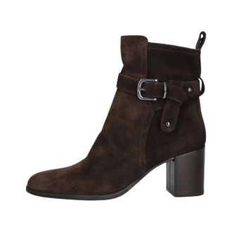 Lina Locchi AX 234 Enkellaarsjes - Dames - Schoenen - Bruin - Maat: 37 EU Su&egrave;de