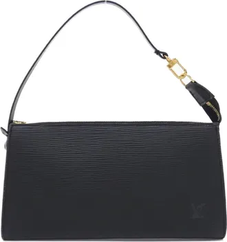 Louis Vuitton Epi Black Leather Pochette Pouch (Pre-Owned)