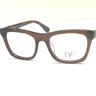 Diane Von F&uuml;rstenberg Womens Dvf5083 Square Eyeglasses In Brown