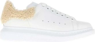 Alexander McQueen Oversized Sole Leren Sneakers - Dames - Sneakers - Wit - 39 EU - Leer - Schoenen