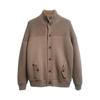 Ferrante Heren, Truien, Bruin, Maat: XL Wol