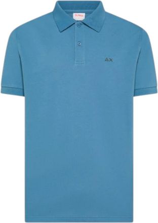 Sun 68 Polo Shirt - Heren - Polos - Blauw - 2XL - Katoen - Tops