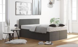 Westfalia Polsterbetten Boxspringbett mit Zierkissen, wahlweise mit Topper