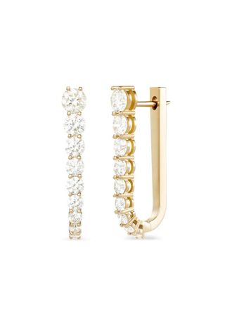 Melissa Kaye 18K yellow gold Aria diamond earrings - women - Diamond/18kt Yellow Gold - One Size