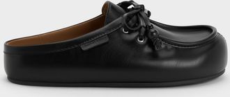 Charles & Keith Gale Beaded-Lace Mules