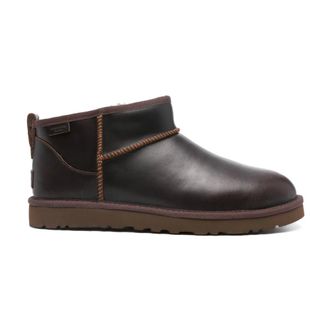 UGG Brown Leather Winter Boots Men