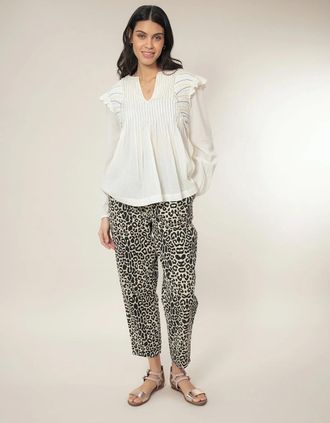 Nooki Design Womens Caroline Trousers - Neutral Mix - Size: 12
