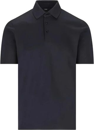 Herno Polo Shirts - Heren - Polos - Blauw - 3XL - Tops