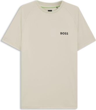 BOSS Quick-dry slim-fit T-shirt with four-way stretch