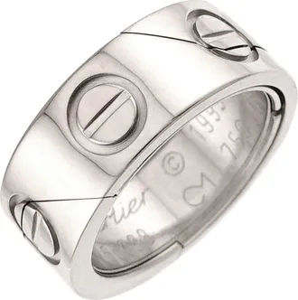 Cartier White Gold (18K) Band Ring (Pre-Owned)