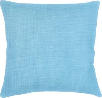 Anaya with Love So Soft Linen Euro Pillow with Down Alternative Insert in Surf at Nordstrom, Size 26X26