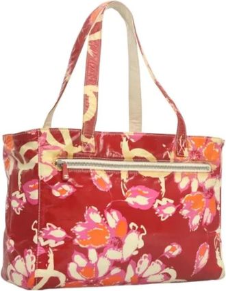 Chanel Pre-owned Canvas chanel-bags - Dames - Vintage Shopper - Rood - ONE Size - Vintage