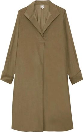 Ines De La Fressange Noella Jurk - Dames - Casual kleedjes - Groen - XS - Katoen - Kleedjes