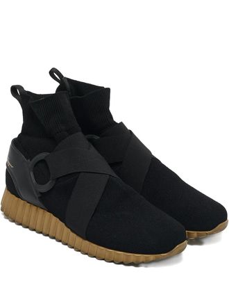 Ferragamo Gebreide sneakers - Zwart