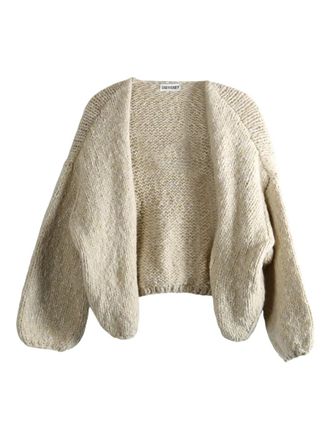 CASEY CASEY open-front cardigan - women - Wool/Alpaca/Cashmere/Acrylic/Polyamide - S - Neutrals