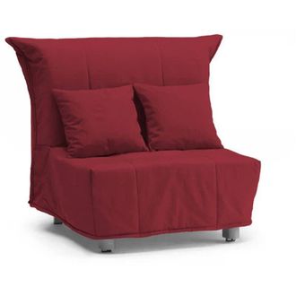 Talamo Italia Talamo Italia - Divano Letto Alma, Divano singolo, 100% Made in Italy, Poltrona soggiorno con apertura a carrello, in tessuto imbottito, con cuscini