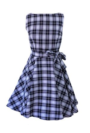 Milk Moon Vintage Womens Skater Casual Dress Uk 18 Black And White