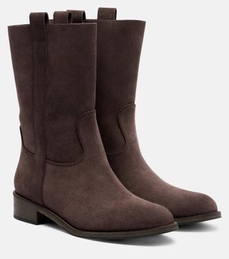 Aquazzura Cavali&egrave;re suede ankle boots