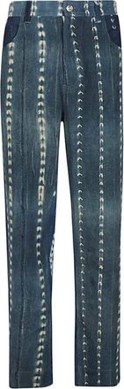Wales Bonner Straight Jeans - Heren - Regular Fit Jeans - Blauw - W36 - Denim - Jeans