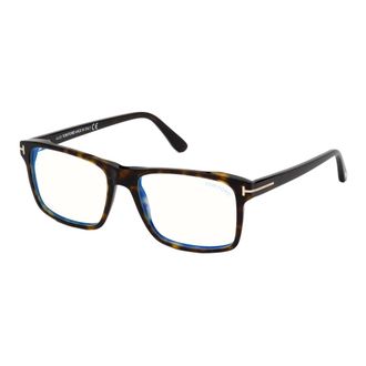 Tom Ford Blue Block Eyewear Frames Clip-On - male - Tom Ford - Glasses - Brown - 54 MM - Accessories