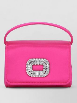 Roger Vivier nano shoulder bag satin buckle handle
