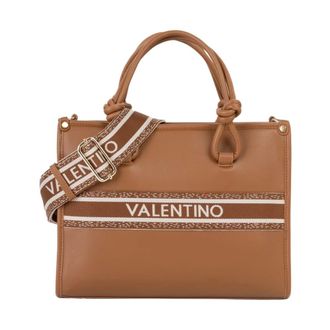 Mario Valentino Tote Bags, female, Brown, Size: ONE SIZE Aella Handbag