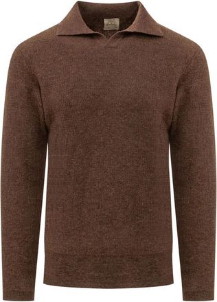 Rakk&igrave; Preppy Man Polo - Heren - Polos - Bruin - L - Katoen - Tops