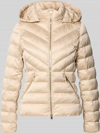 Beaumont Amsterdam Taillierte Steppjacke mit Zweiwege-Rei&szlig;verschluss Modell ANYA in Beige, Gr&ouml;&szlig;e 34