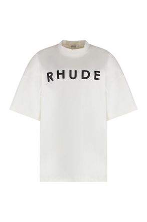 Rhude Logo Print Oversize T-shirt